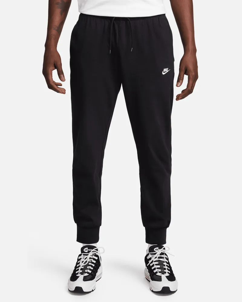 Nike Club Herren-Strick-Jogginghose - Schwarz Schwarz