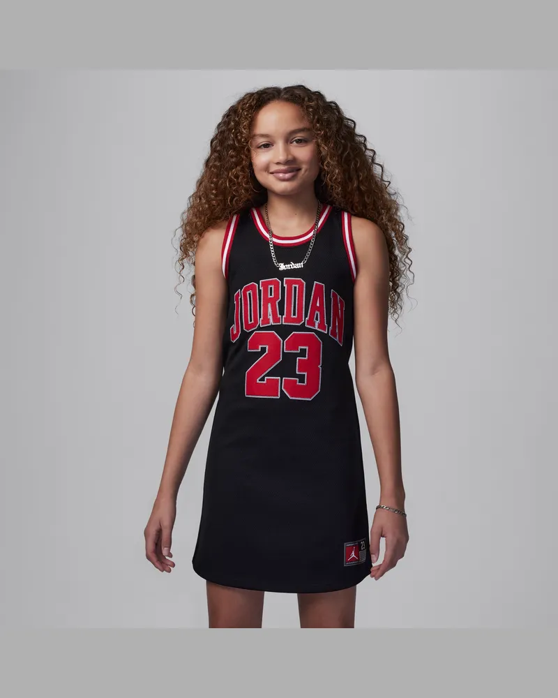 Jordan 23 Trikotkleid (ältere Kinder) - Schwarz Schwarz