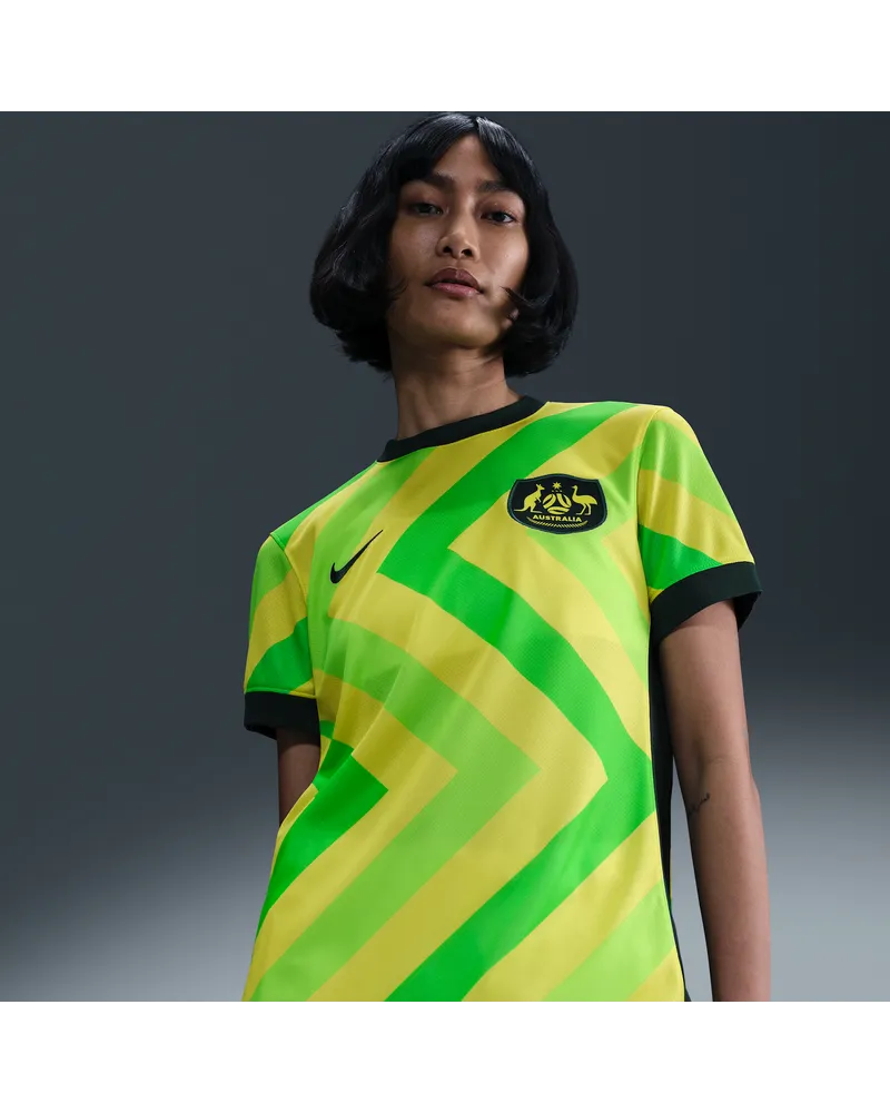 Nike Australien 2025/26 Stadium Home  Dri-FIT Replika-Fußballshorts (Damen) - Gelb Gelb