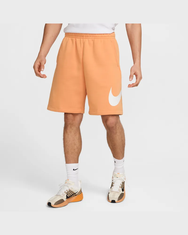 Nike Sportswear Club Herrenshorts mit Grafik - Orange Orange