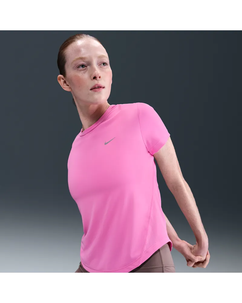 Nike Tempo Dri-FIT Kurzarm-Laufoberteil (Damen) - Pink Pink