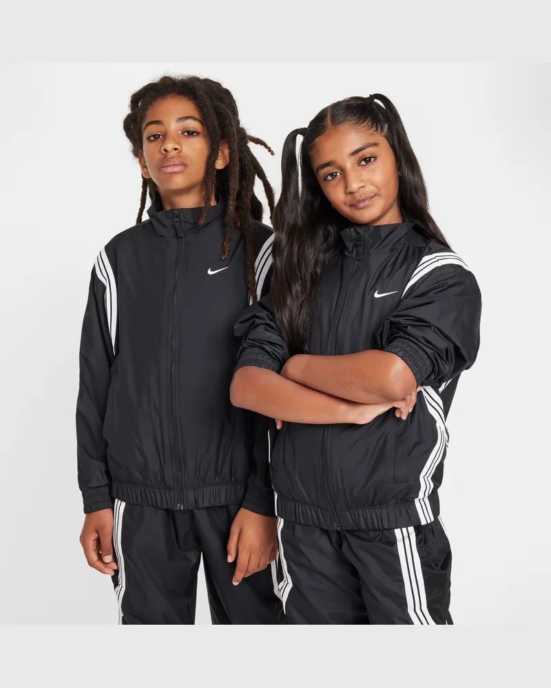 Nike Crossover Repel-Basketballjacke für ältere Kinder - Schwarz Schwarz
