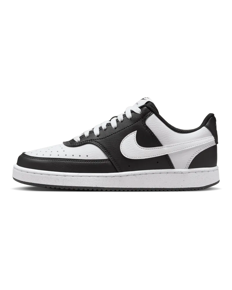 Nike Court Vision Low Next Nature Damenschuh - Schwarz Schwarz