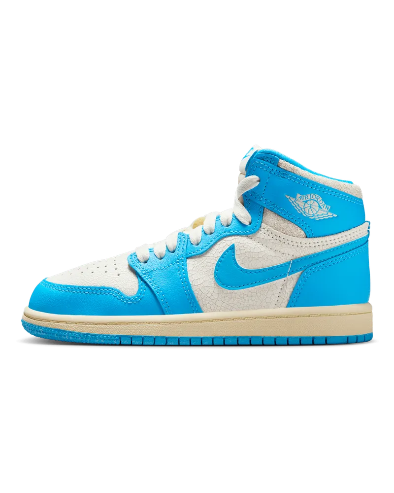 Jordan 1 Retro High OG "UNC Reimagined" Schuh (jüngere Kinder) - Blau Blau