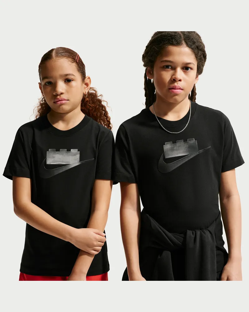 Nike x LEGO® Kollektion T-Shirt (ältere Kinder) - Schwarz Schwarz