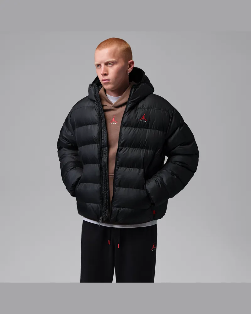 Jordan Brooklyn Puffer-Jacke (Herren) - Schwarz Schwarz
