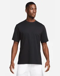 Nike Primary vielseitiges Nike Dri-FIT Kurzarm-Oberteil für Herren - Schwarz Schwarz