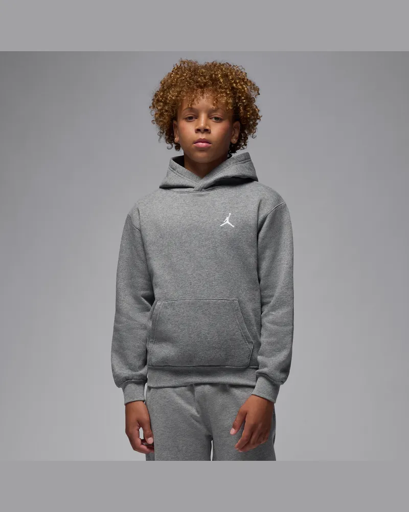 Jordan Brooklyn Fleece-Hoodie (ältere Kinder) - Grau Grau