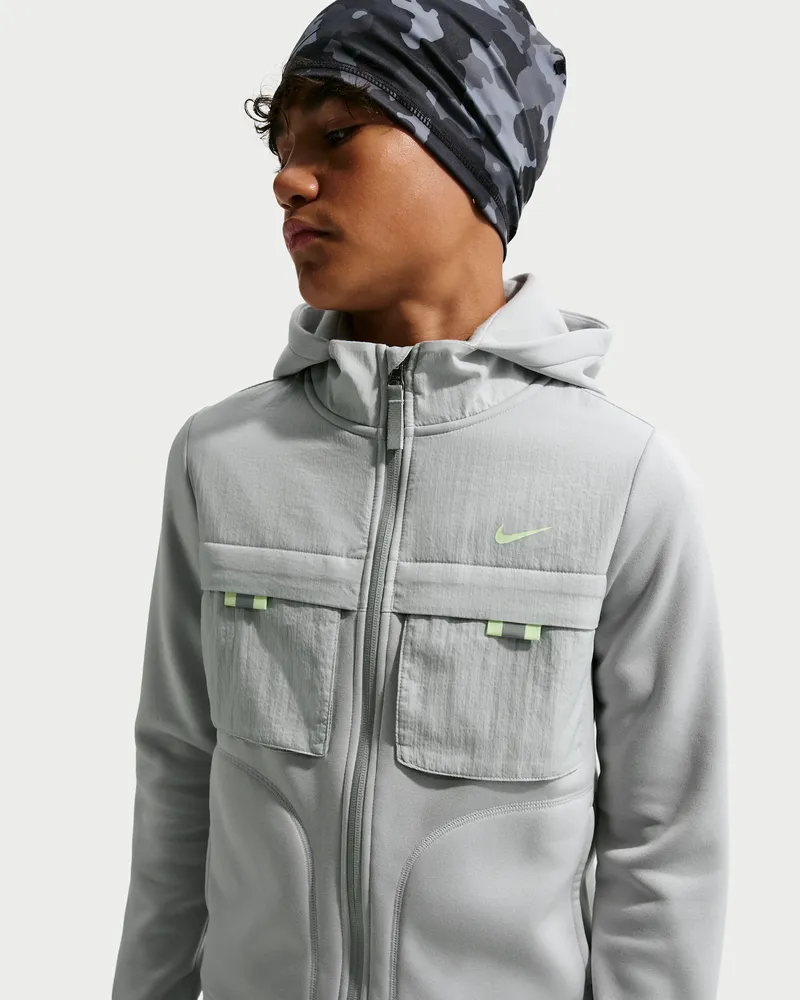 Nike City Utility Kapuzenjacke (ältere Kinder) - Grau Grau