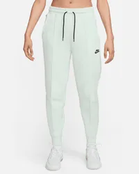 Nike Sportswear Tech Fleece Jogginghose mit mittelhohem Bund für Damen - Grün Grün