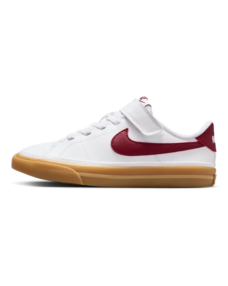 Nike Court Legacy Schuh für jüngere Kinder - Weiß Weiß