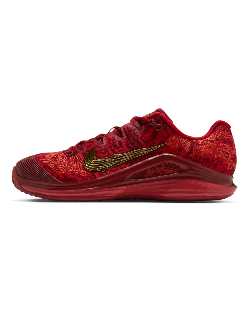 Nike Vapor 12 "Qinwen Zheng" Tennisschuh für Sandplätze (Damen) - Rot Rot