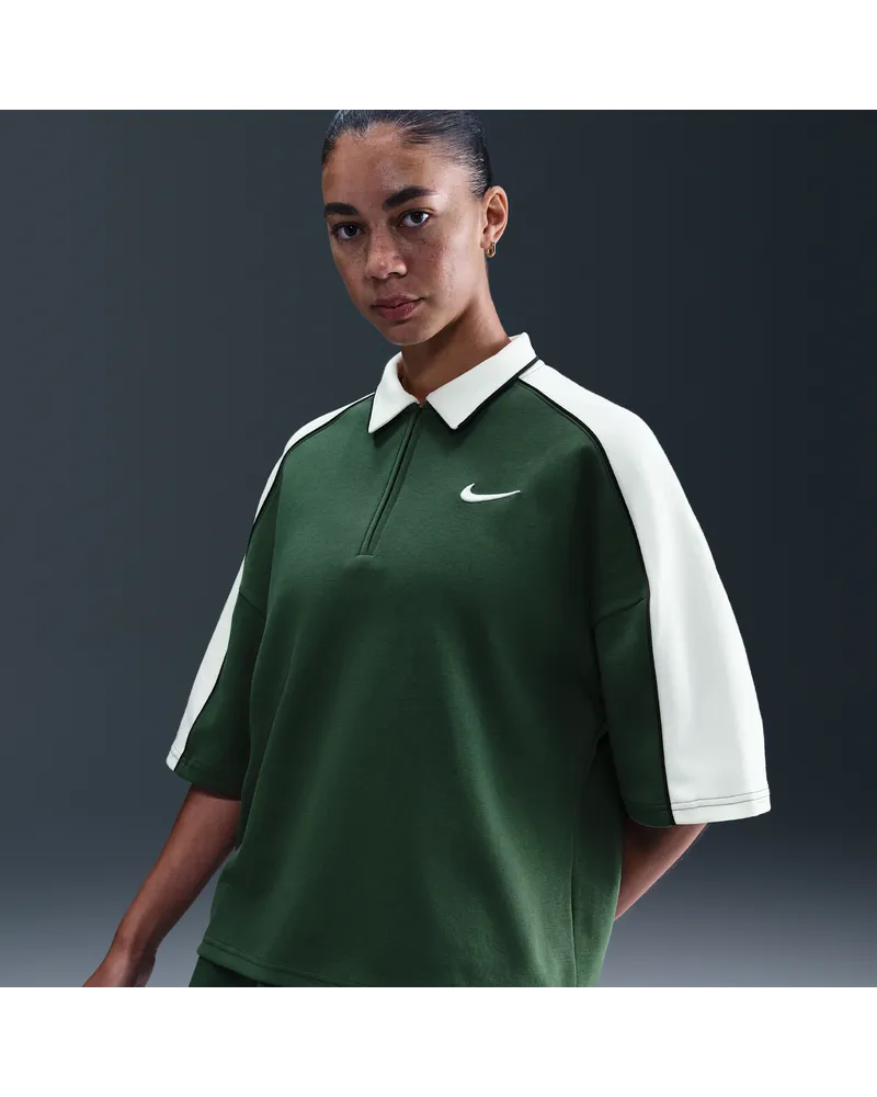 Nike Kurzarm-Polo-Oberteil (Damen) - Grün Grün