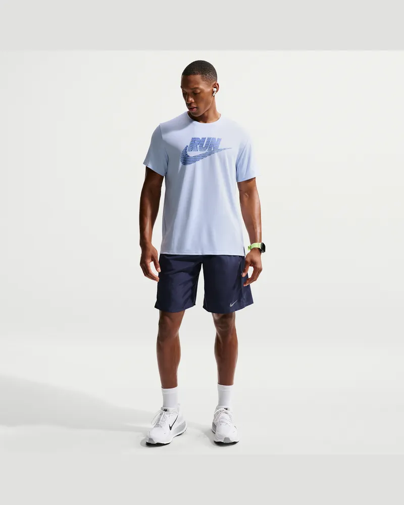 Nike Miler Dri-FIT-Laufshorts ohne Futter (Herren, ca. 23 cm) - Blau Blau