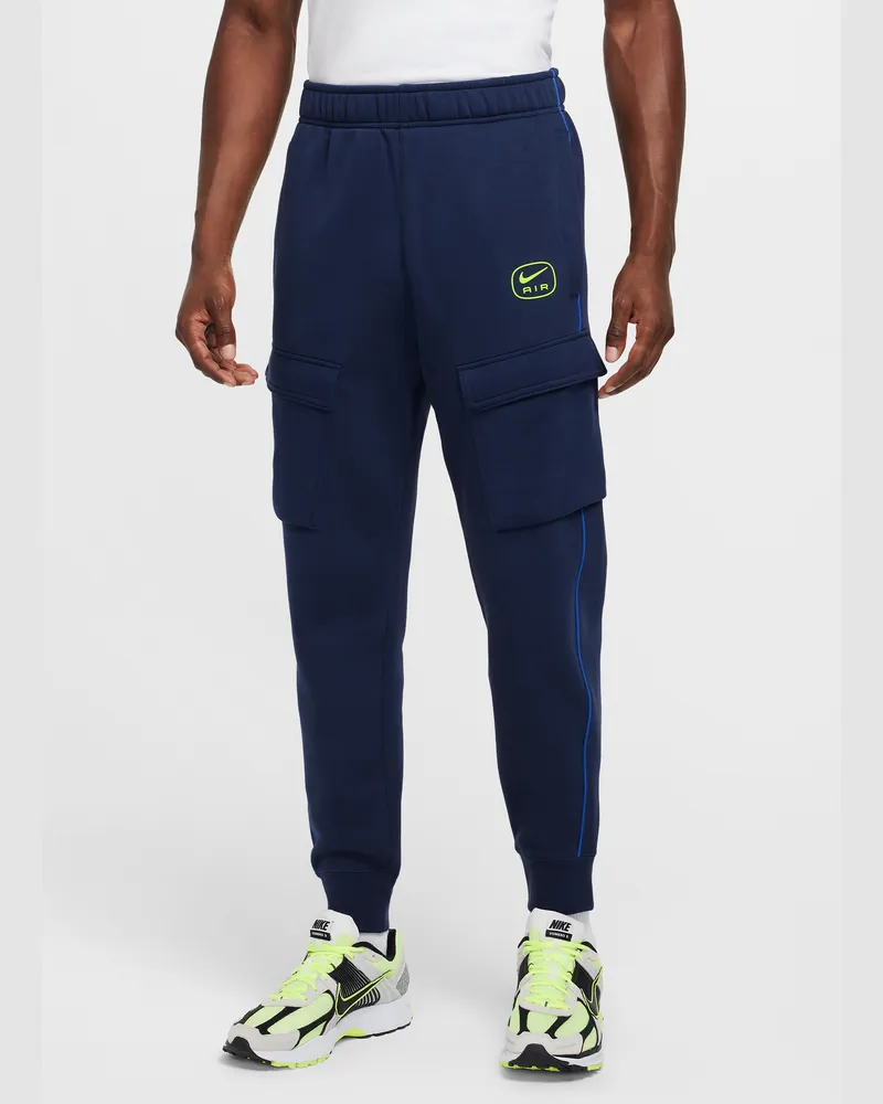 Nike Air Fleece-Cargohose für Herren - Blau Blau