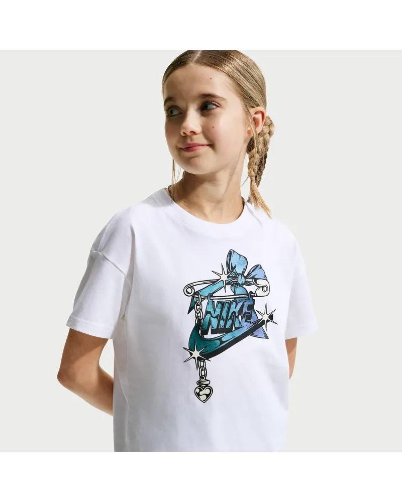 Nike T-Shirt (ältere Kinder, Mädchen) - Weiß Weiß