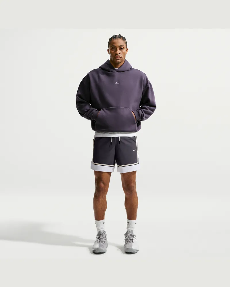 Nike Standard Issue Dri-FIT Herren-Basketballshorts (ca. 15 cm) - Grau Grau