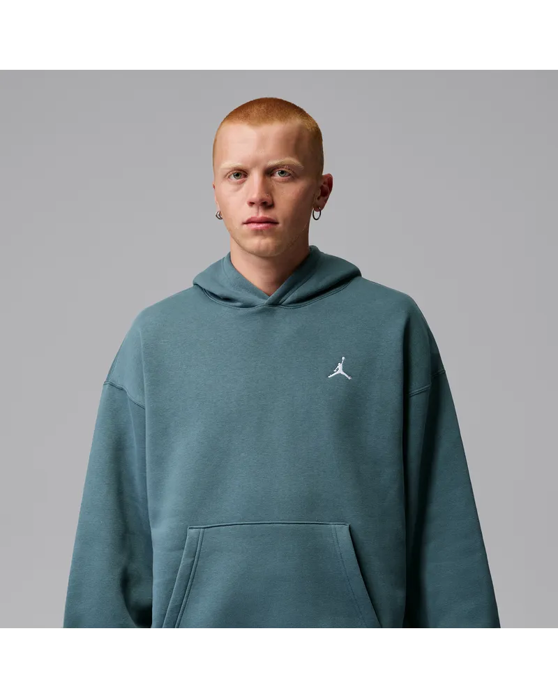 Jordan Brooklyn Fleece Oversize-Hose mit offenem Saum (Herren) - Blau Blau