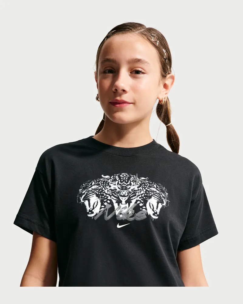 Nike T-Shirt (ältere Kinder, Mädchen) - Schwarz Schwarz