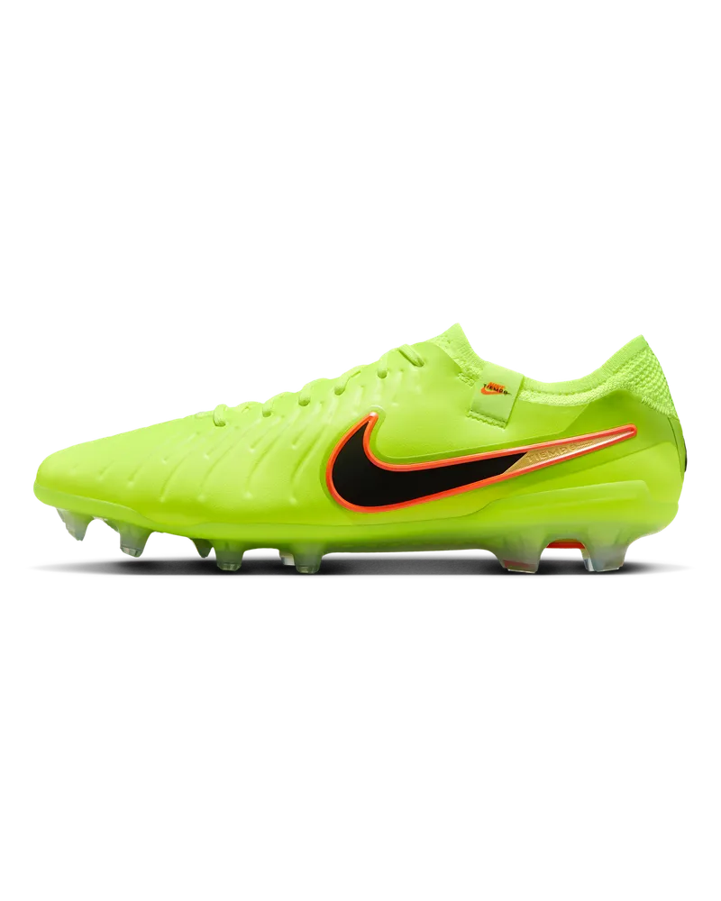 Nike Tiempo Legend 10 Elite Low-Top-Fußballschuh für normalen Rasen - Gelb Gelb