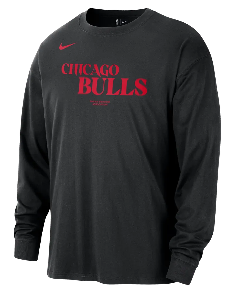 Nike Chicago Bulls Courtside NBA-Longsleeve (Herren) - Schwarz