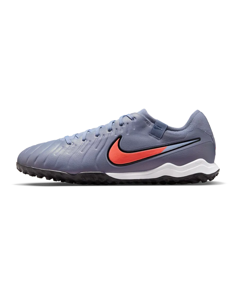 Nike Tiempo Legend 10 Pro Low-Top-Fußballschuh für Turf - Blau Blau