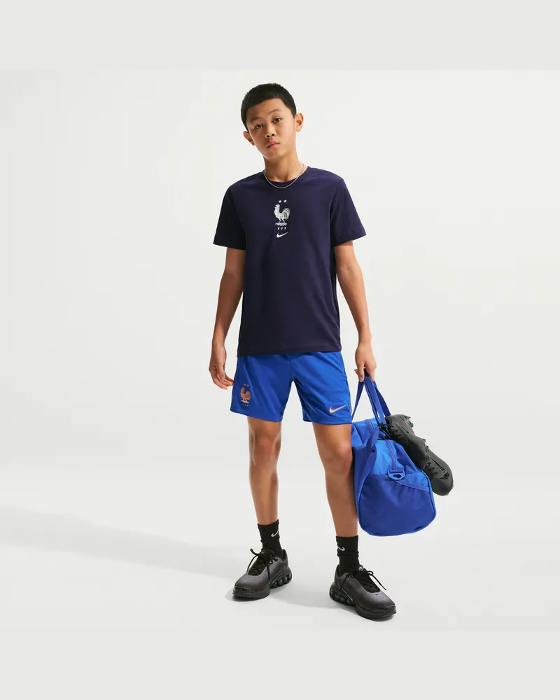 Nike FFF Strike  Dri-FIT Strick-Fußballshorts für ältere Kinder - Blau Blau