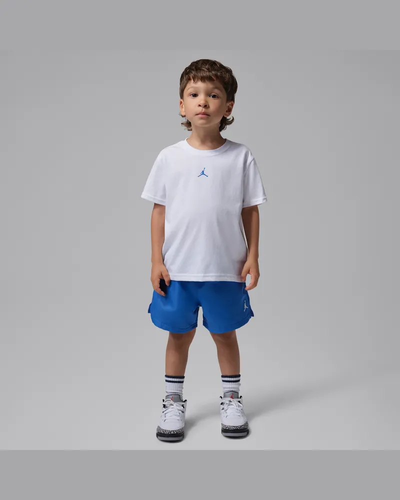 Jordan 2-teiliges Set Jumpman Web-Shorts zum Spielen (jüngere Kinder) - Blau Blau