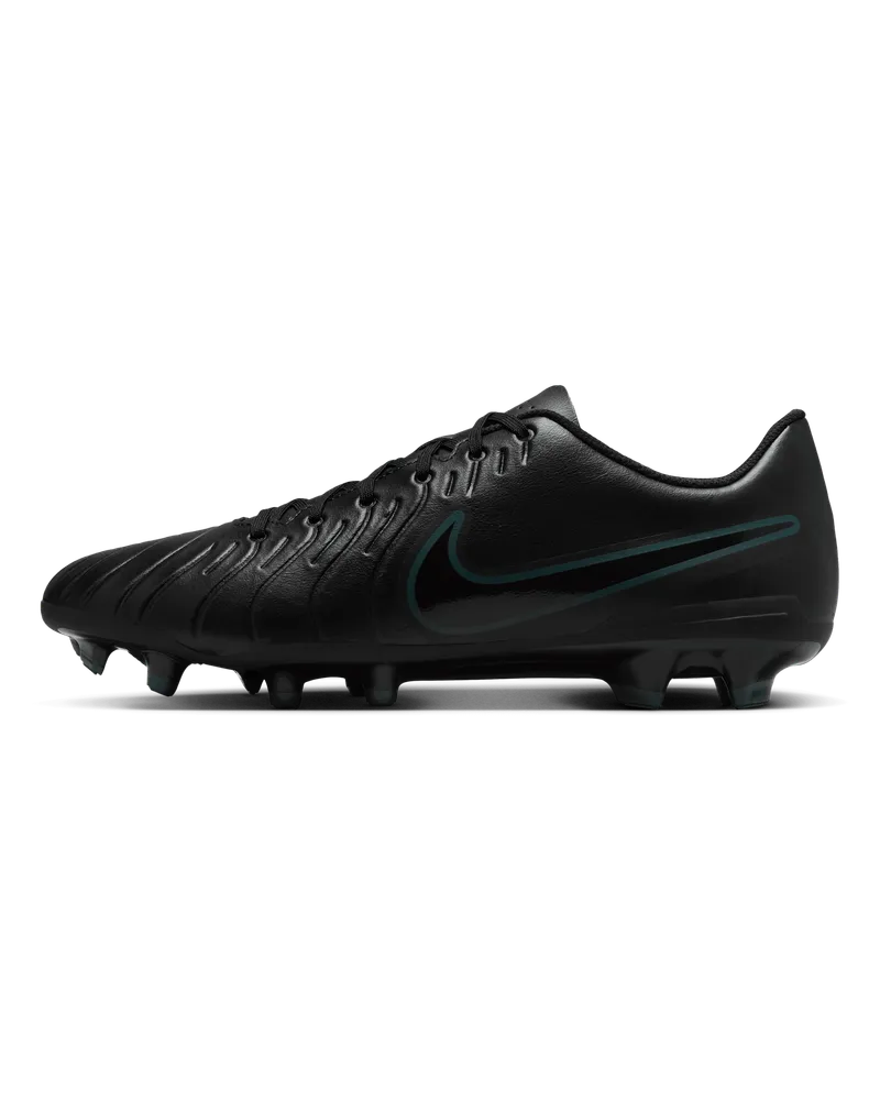 Nike Tiempo Legend 10 Club Low-Top-Fußballschuh für verschiedene Böden - Schwarz Schwarz