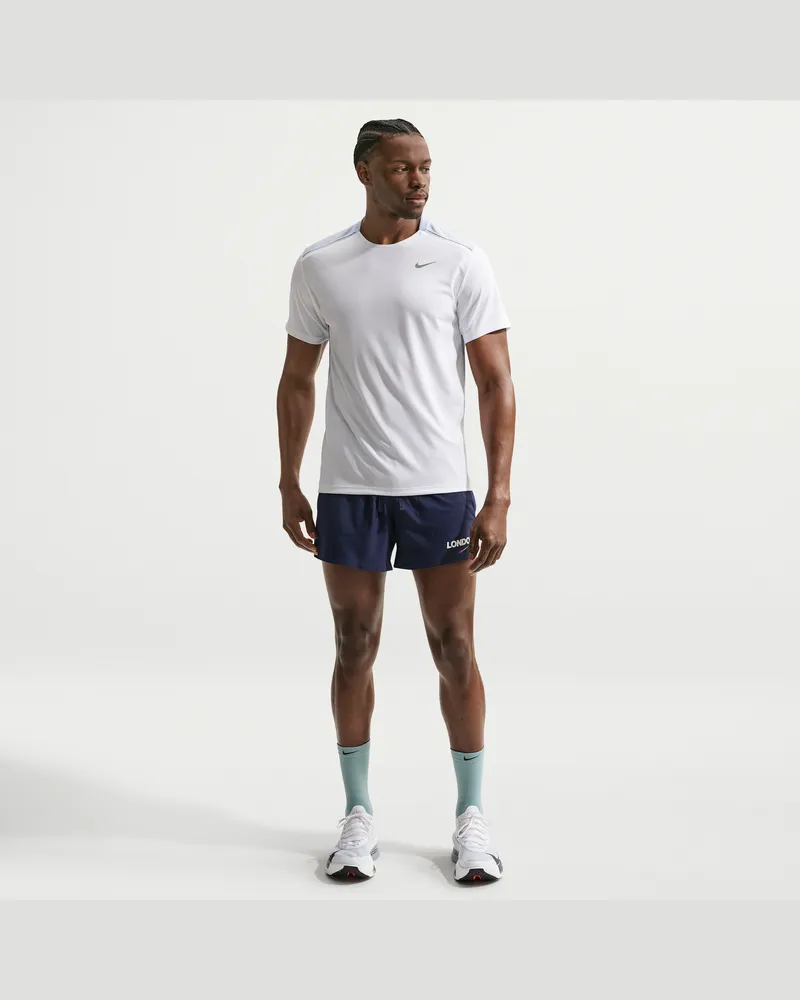 Nike Stride Dri-FIT Laufshorts mit integriertem Slip (ca. 12,5 cm) (Herren) - Blau Blau