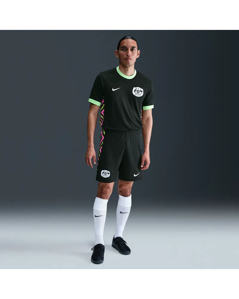 Nike Australien 2025/26 Stadium Away  Dri-FIT Replika-Fußballshorts (Herren) - Grün Grün