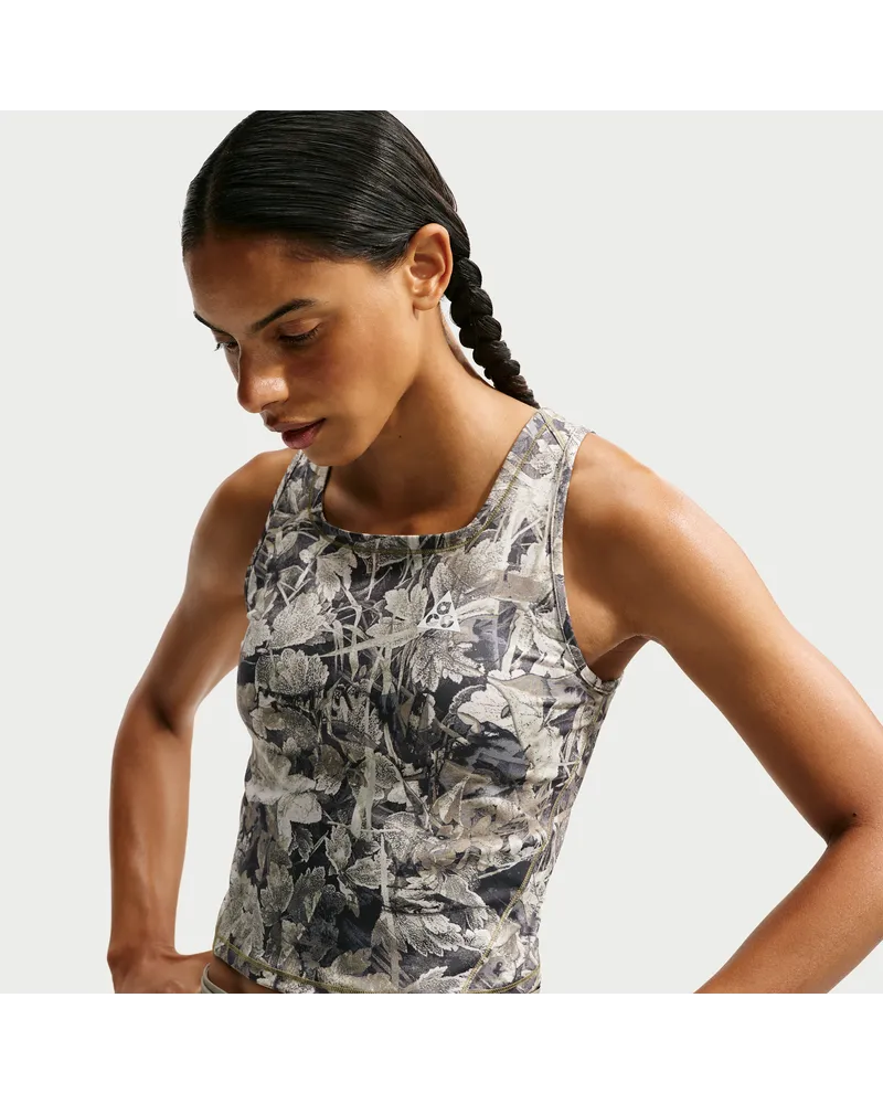 Nike ACG "Chamo Camo" Dri-FIT Traillauf-Tanktop (Damen) - Grün Grün