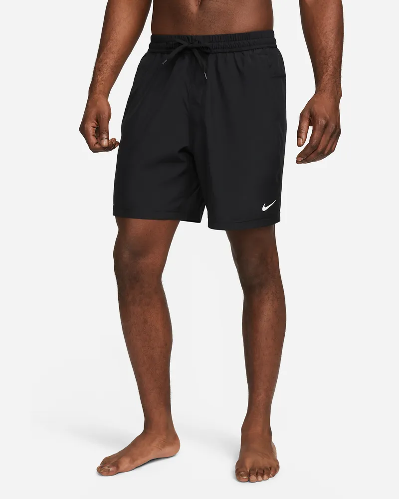 Nike Form vielseitige Dri-FIT Herrenshorts ohne Futter (ca. 18 cm) - Schwarz Schwarz