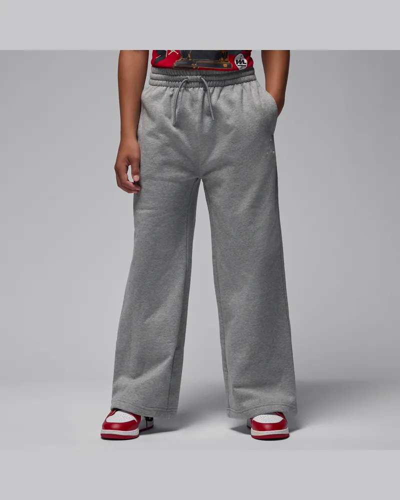Jordan Brooklyn Essentials offene Fleece-Hose (ältere Kinder) - Grau Grau