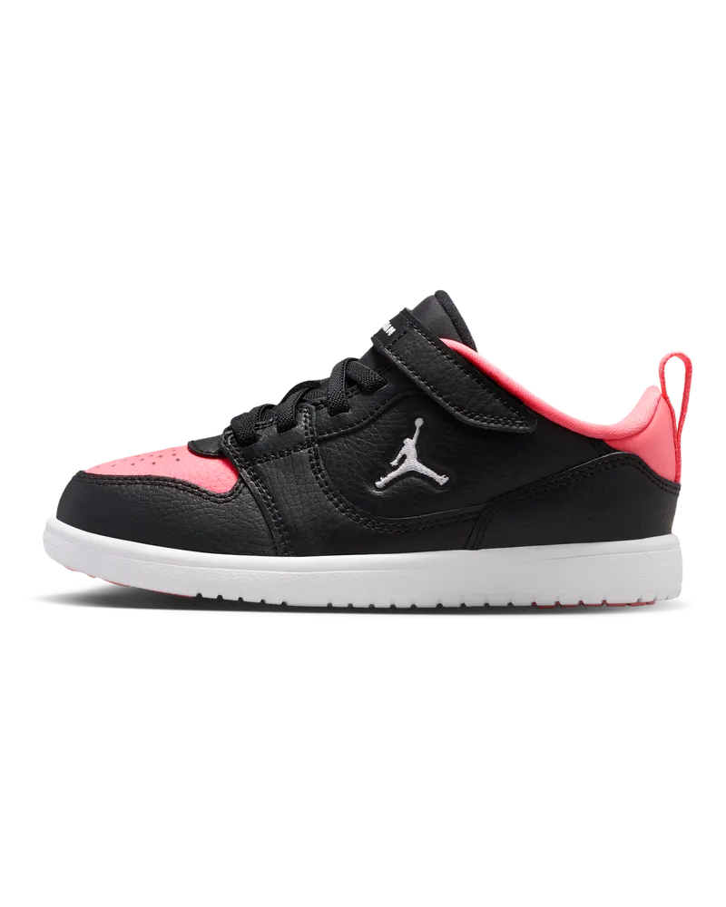 Jordan Court Connect Low Schuh (jüngere Kinder) - Schwarz Schwarz