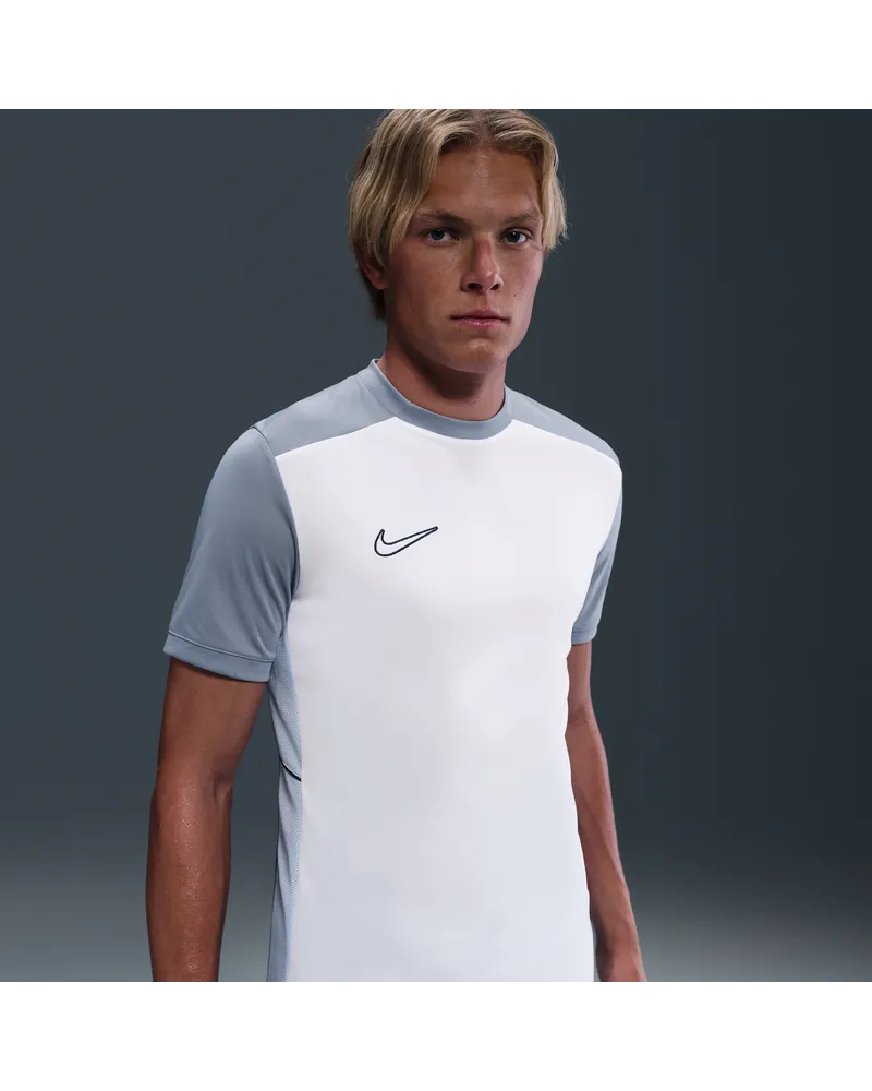 Nike Academy Dri-FIT Kurzarm-Fußballoberteil (Herren) - Weiß Weiß