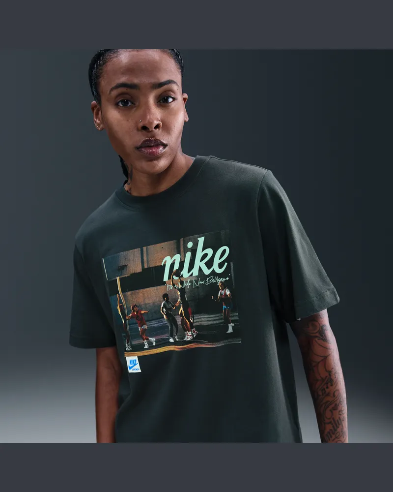 Nike Damen-Basketball-T-Shirt - Grün Grün