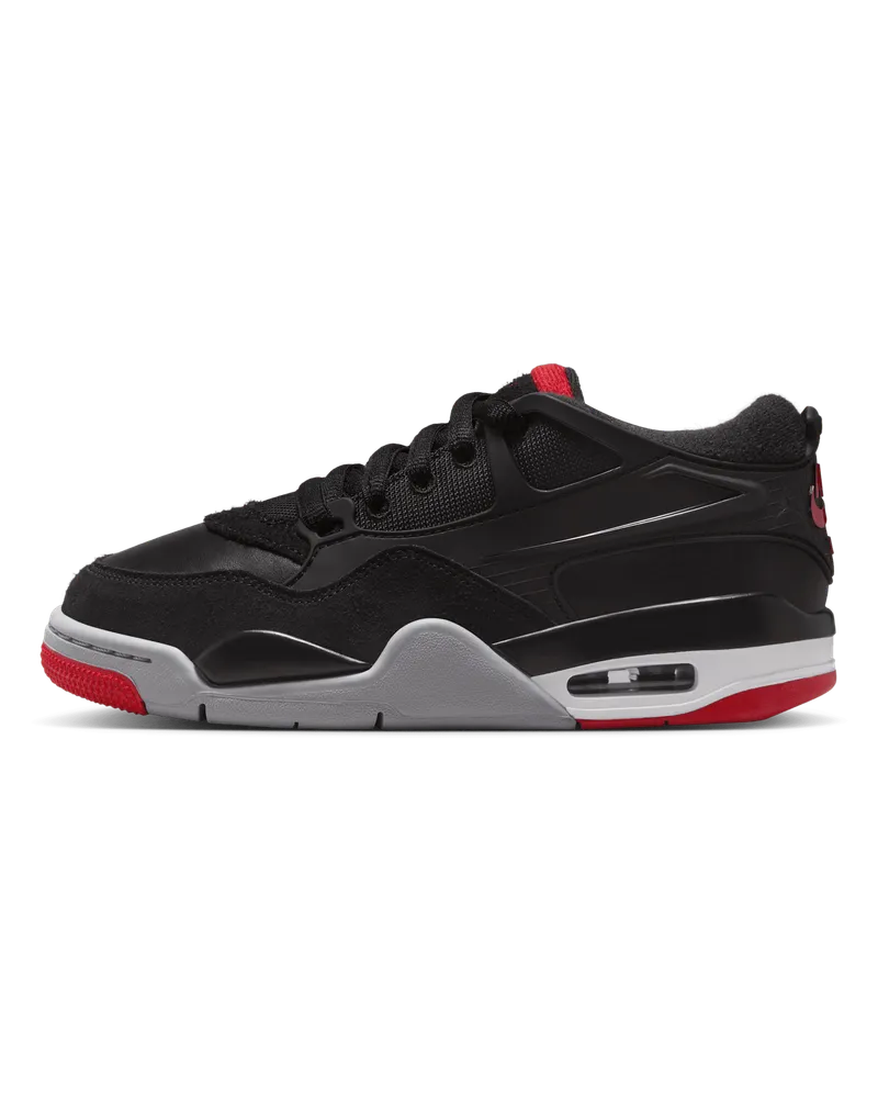 Jordan Air  4 RM Schuh (ältere Kinder) - Schwarz Schwarz