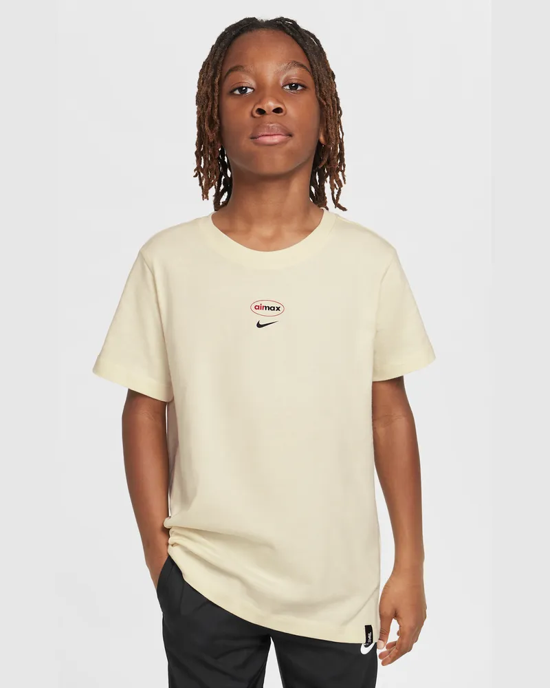 Nike FC Liverpool Air Max Fußball-T-Shirt (ältere Kinder) - Weiß Weiß