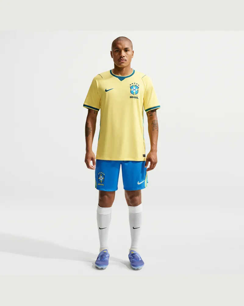 Nike Brasilien 2026 Heimstadion  Dri-FIT Replika-Fußballshorts für Herren - Blau Blau