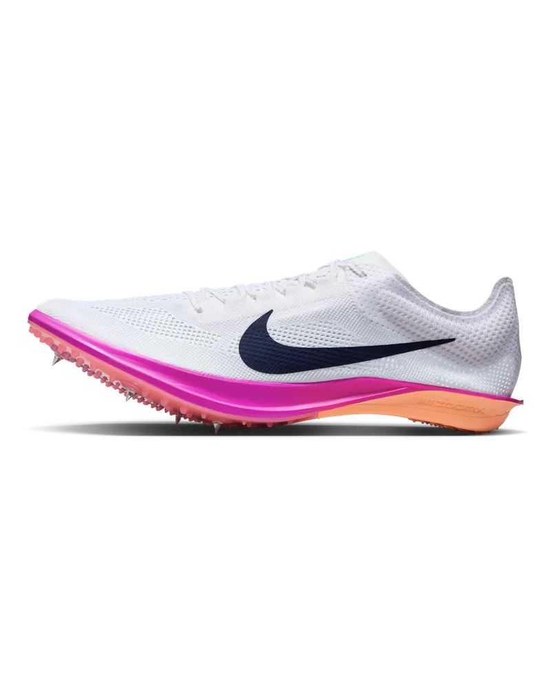 Nike Dragonfly 2 Track & Field Langstrecken-Spikes - Weiß Weiß