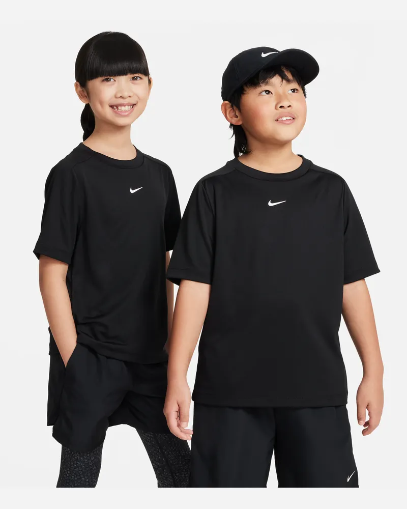 Nike Multi Dri-FIT-Trainingsoberteil für ältere Kinder (Jungen) - Schwarz Schwarz