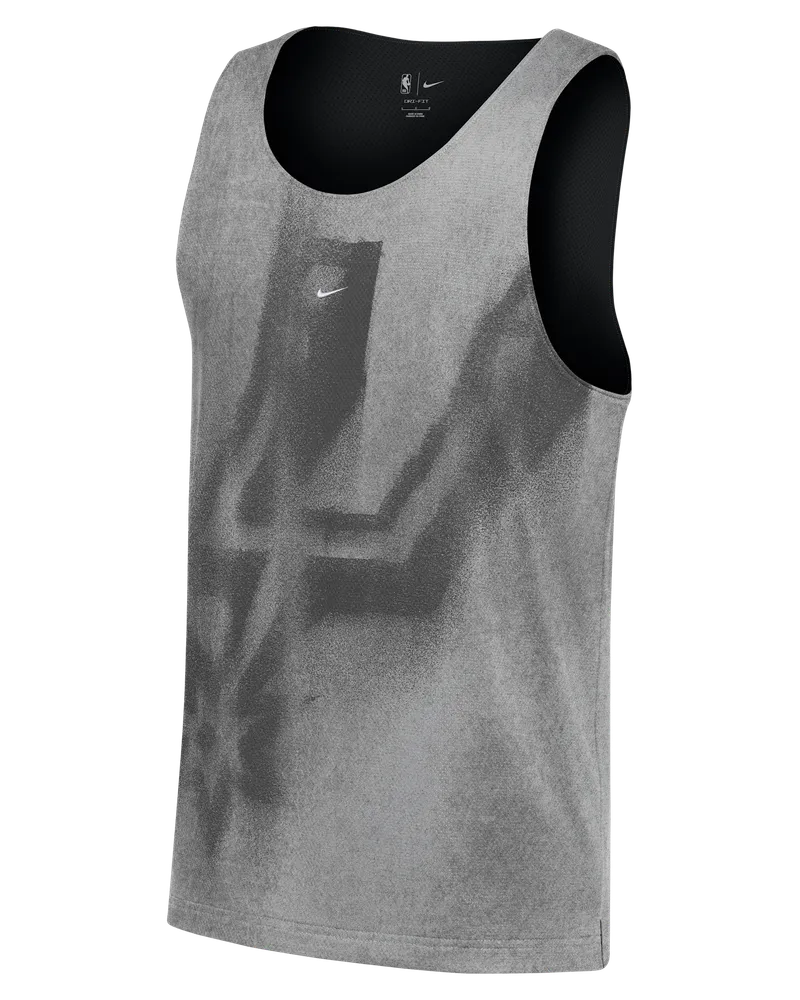 Nike San Antonio Spurs Standard Issue  Mesh-Basketballtrikot für Herren - Grau Grau
