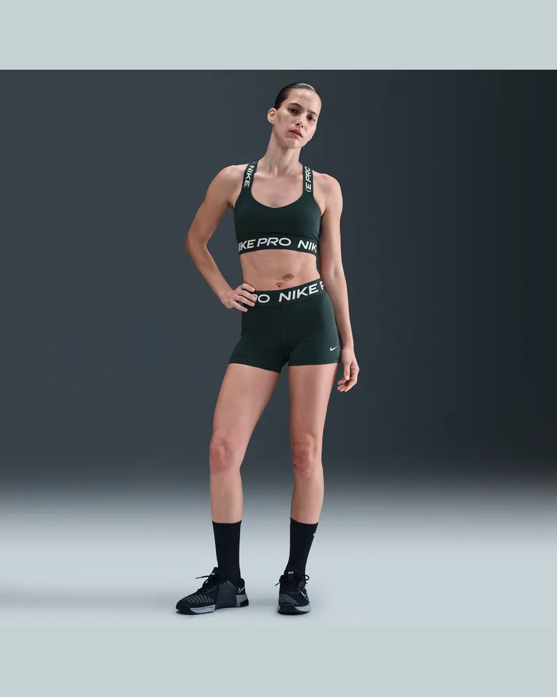 Nike Pro Damenshorts (ca. 8 cm) - Grün Grün