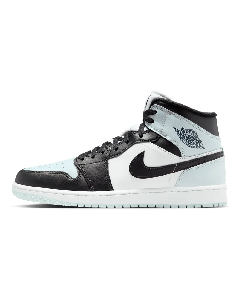 Jordan Air  1 Mid Herrenschuh - Schwarz Schwarz