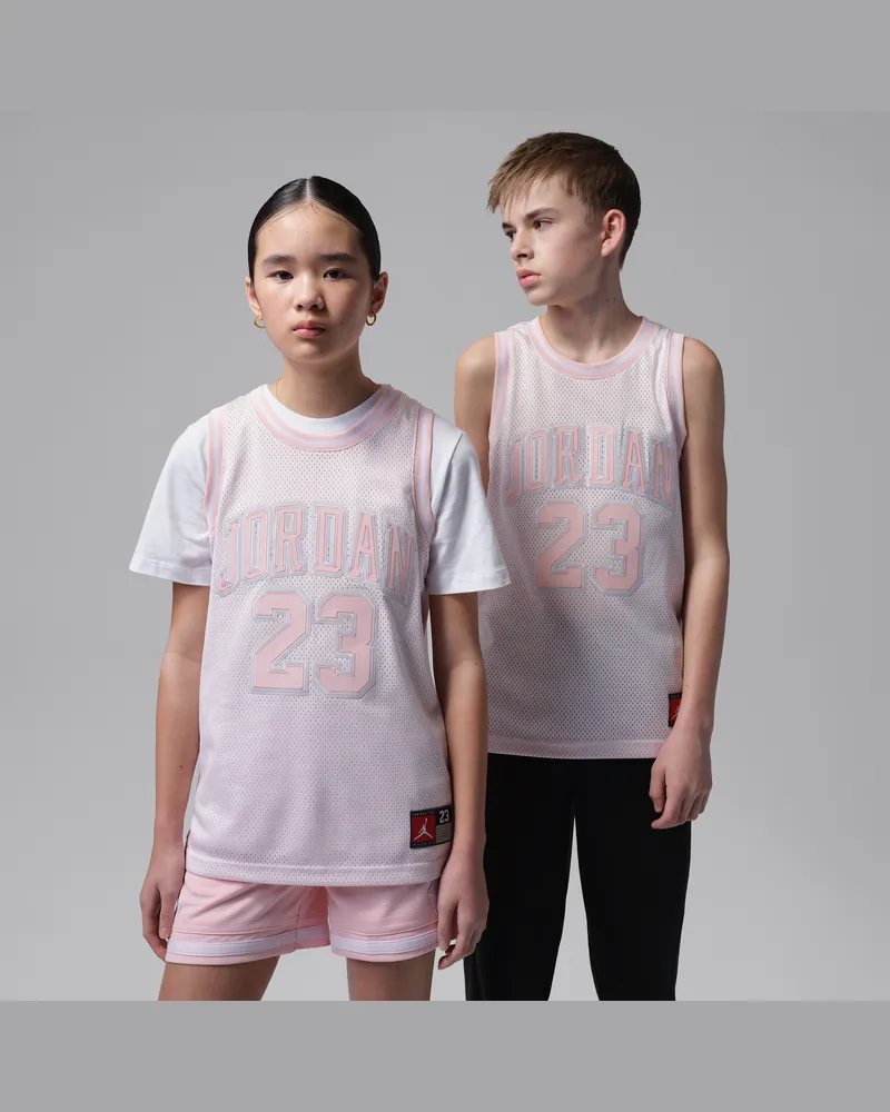 Jordan 23 Trikot (ältere Kinder) - Pink Pink