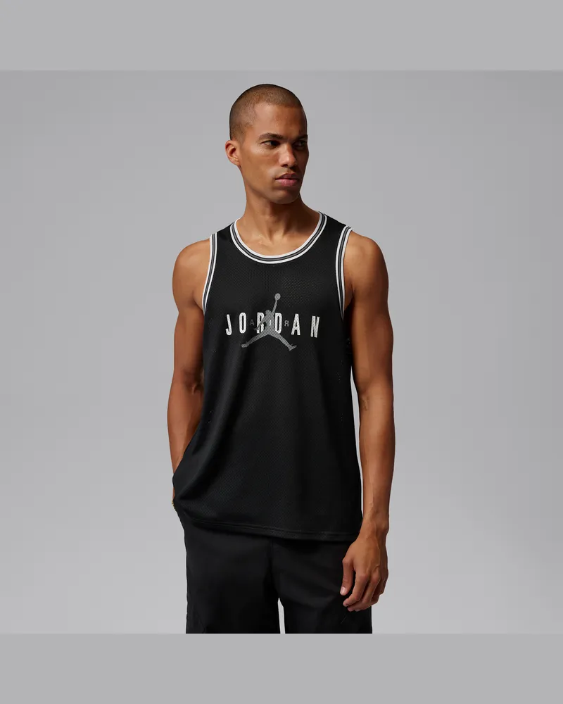 Jordan Brooklyn Mesh-Trikot (Herren) - Schwarz Schwarz