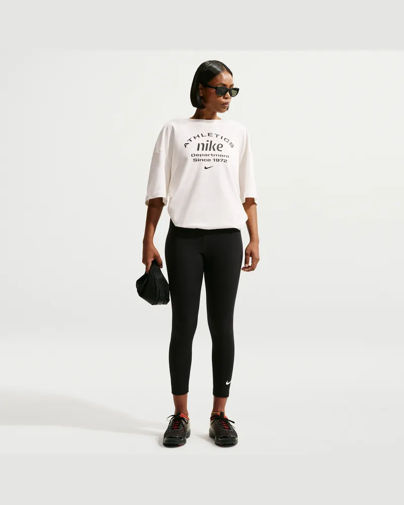 Nike Classic 7/8-Leggings mit hohem Bund für Damen - Schwarz Schwarz