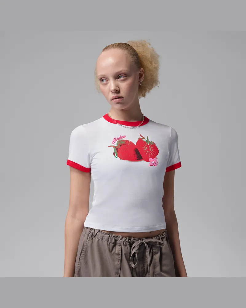 Jordan Ringer-T-Shirt (Damen) - Weiß Weiß