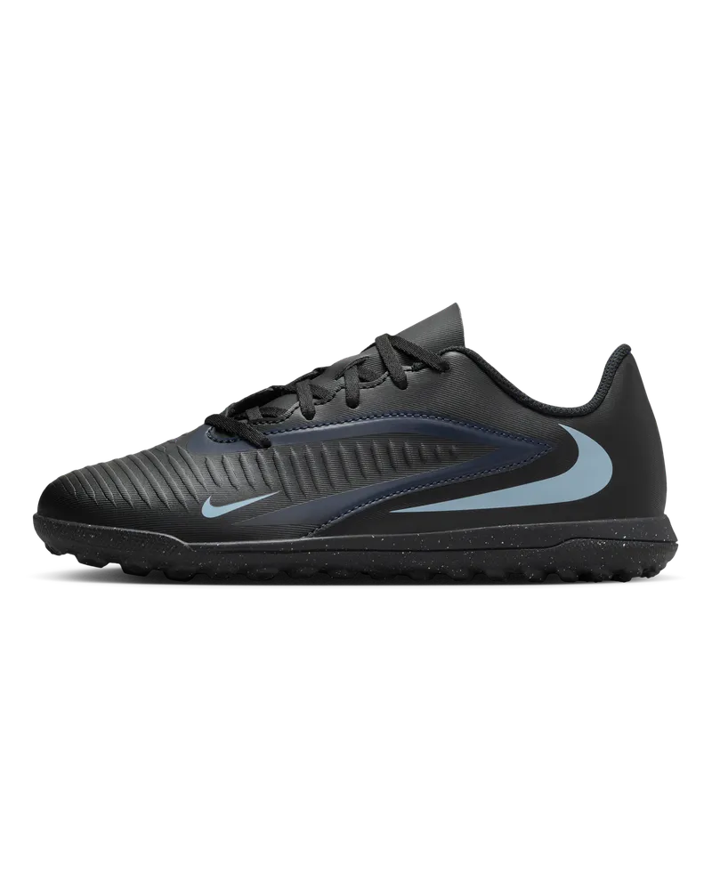 Nike Jr. Phantom 6 Low Club Fußballschuh für Turf (ältere Kinder) - Schwarz Schwarz